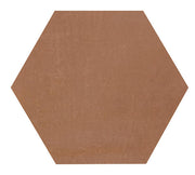 Marazzi Moroccan Concrete 8" x 9" Hexagon Terra Cotta