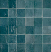 Marrazi Zellige Neo 4" x 4" Undulated Petrolio