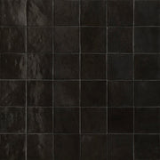 Marrazi Zellige Neo 4" x 4" Undulated Carbone