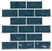 Marazzi Artezen 2" x 4" Brick Joint Deep Blue