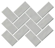 Marazzi Artezen 2" x 4" Herringbone Ideal Gray