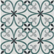 Marazzi D Segni Color 8" x 8" Deco Clover
