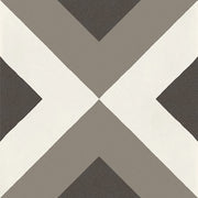 Marazzi D Segni 8" x 8" Deco Double Diamond Sand Blend
