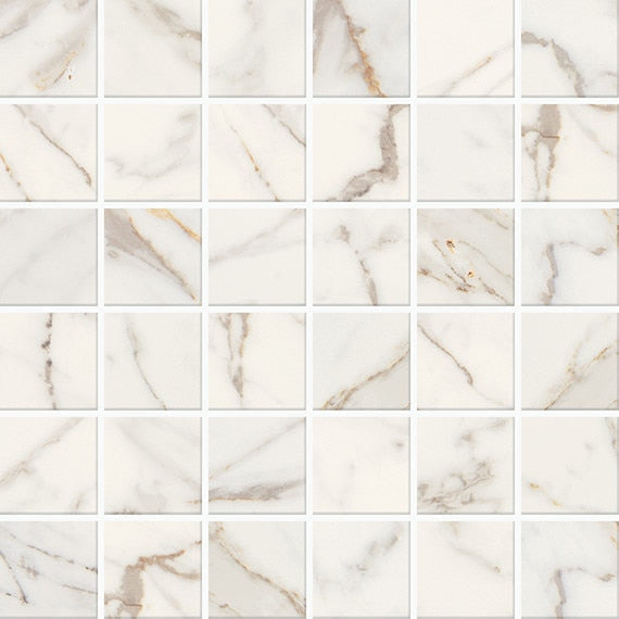 Marazzi Marble Obsession 2" x 2" Straight Joint Calacatta Gold