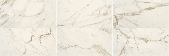 Marazzi Marble Obsession 12" x 24" Matte Calacatta Gold