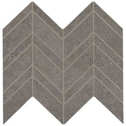Marazzi Modern Formation 12" x 13" Chevron Smoky Ridge