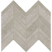 Marazzi Modern Formation 12" x 13" Chevron Headland Fog
