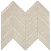 Marazzi Modern Formation 12" x 13" Chevron Peak White