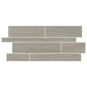 Marazzi Sabbia Marmo 12" x 24" Random Interlocking, Stepwise Medium Gray