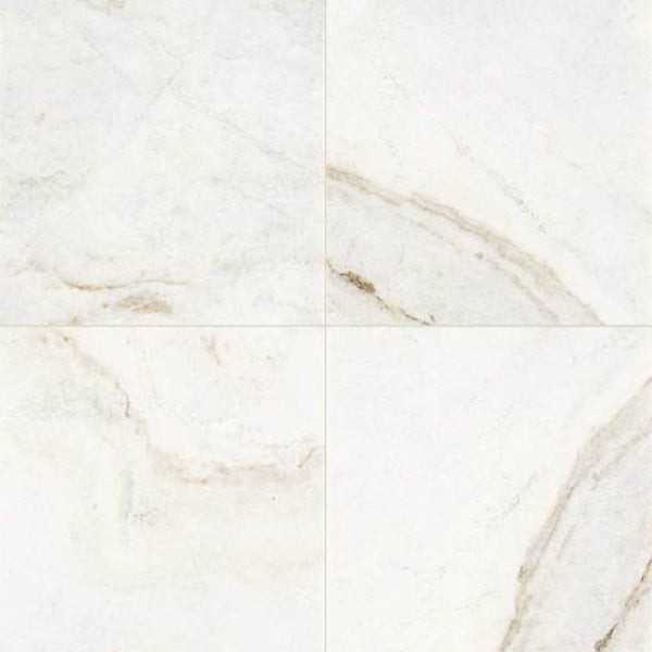 Daltile Marble 18" x 18" Honed Daphne White