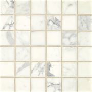 Daltile Marble 2" x 2" Honed Mosaic 12" x 12" Statuario