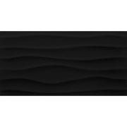 Daltile Multitude 12" x 24" Wave Domino Black