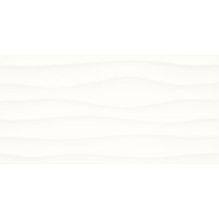 Daltile Multitude 12" x 24" Wave Origami White