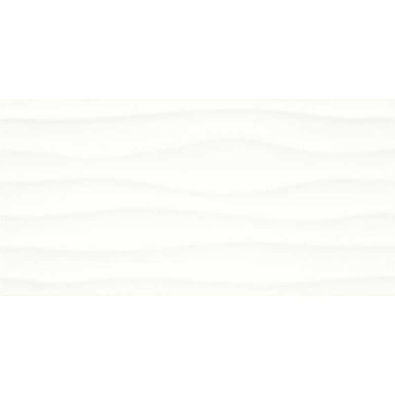 Daltile Multitude 12" x 24" Wave Origami White