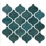 Daltile Mesmerist 3" x 3" Arabesque Mosaic 11" x 12" Mystique