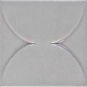 Marazzi Nu_Tempo 4" x 4" Arc Glossy Silver Lining