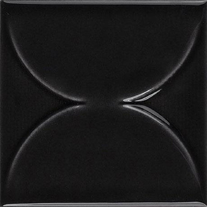 Marazzi Nu_Tempo 4" x 4" Arc Glossy Midnight City