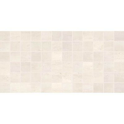 Daltile Cove Creek 2" x 2" Straight Joint Mosaic 12" x 24" Off White
