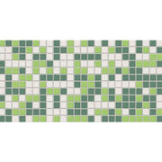 Daltile Keystones 1" x 1" Straight Joint Mosaic 12" x 24" Olive Blend