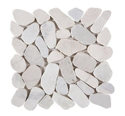 Emser Opuscar 12" X 12" Grand Pebble Mosaic White