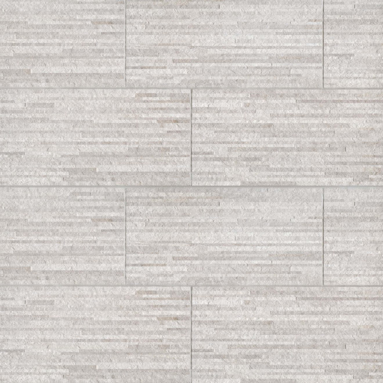 Bedrosians Purestone 12" x 24" Muretto Textured Grigio