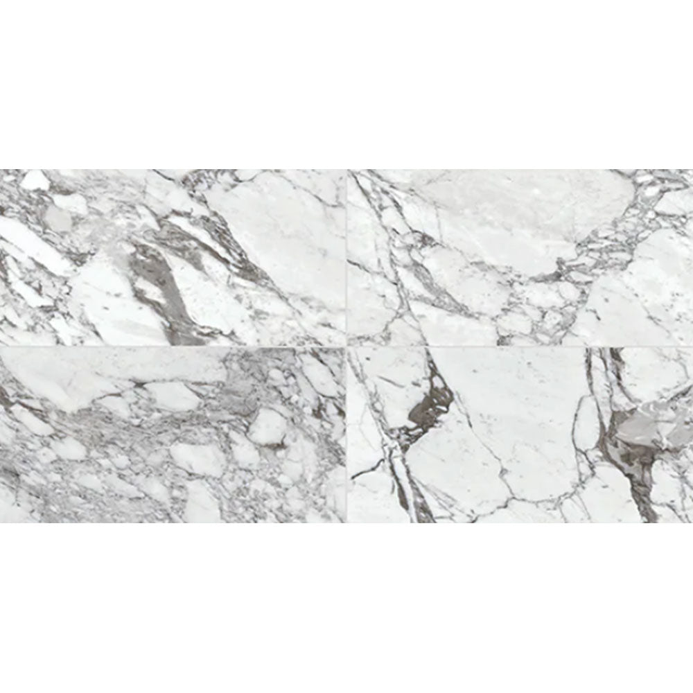 Daltile Marble Attache Lavish 12" x 24" Matte Pearl Arabesque