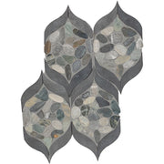 Daltile Pebble Oasis 15" x 12" Petal Pebble Coastal