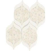 Daltile Pebble Oasis 15" x 12" Petal Pebble Icicle
