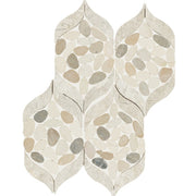 Daltile Pebble Oasis 15" x 12" Petal Pebble Seashell