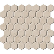 Daltile Perpetuo 1.5" Hexagon Mosaic 14" x 12" Elegant Beige
