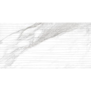 Daltile Perpetuo 12" x 24" Wave Brilliant White