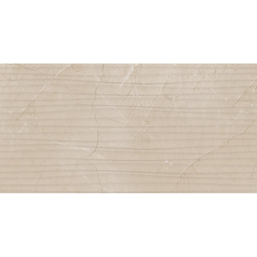 Daltile Perpetuo 12" x 24" Wave Elegant Beige