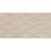 Daltile Perpetuo 12" x 24" Geometric Elegant Beige