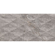 Daltile Perpetuo 12" x 24" Geometric Eternal Grey