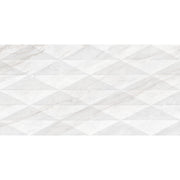 Daltile Perpetuo 12" x 24" Geometric Timeless White