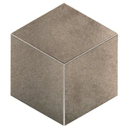 Daltile Emergent 12" x 12" 3D Cube Mosaic 12" x 12" Pewter