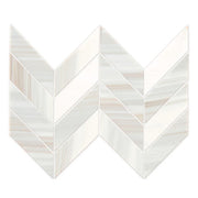 Daltile Pietra Divina 14" x 14" Chevron Calacatta Dolomiti