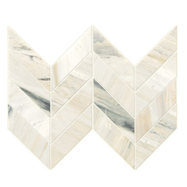 Daltile Pietra Divina 14" x 14" Chevron Namaste