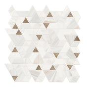 Daltile Pietra Divina 14" x 14" Spectrum Calacatta Dolomiti Gray Blend