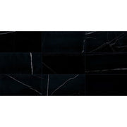 Daltile Pietra Divina 4" x 12" Honed Nero Marquina