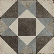 Daltile Quartetto 8" x 8" Deco Cool Figura