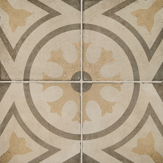 Daltile Quartetto 8" x 8" Deco Warm Circolo