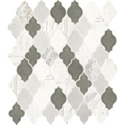 Daltile Raine 11" x 11" Arabesque Stratus White Bld