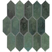Daltile Miramo 2" x 5" Picket Mosaic 12" x 11" Reef