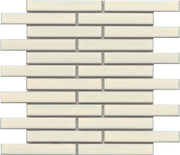 Emser Regala 12"x12" Off-set Mosaic 1"x6" Polished Bequest