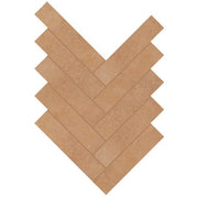 Daltile Rekindle 2" x 6" Herringbone Mosaic 7" x 4" Terracotta