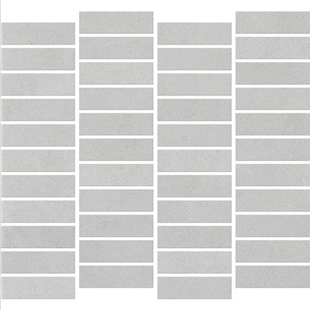Daltile Rigid Clay 1" x 3" Off Set Mosaic 12" x 12" Rock