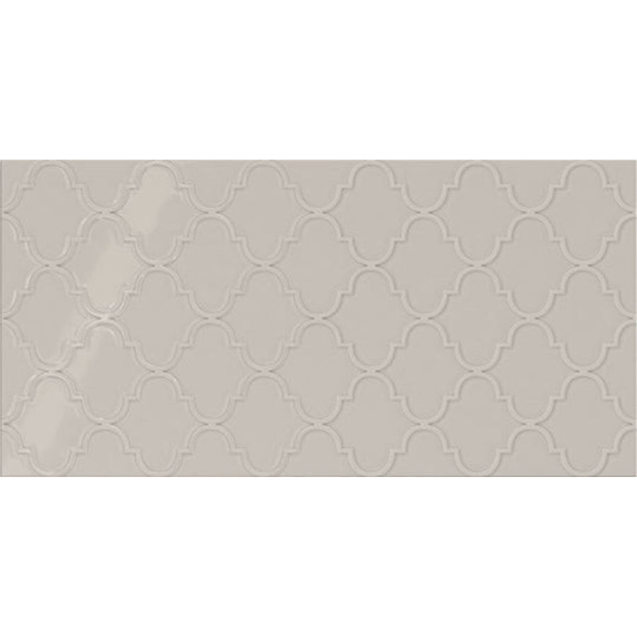 Daltile Showscape 12" x 24" Arabesque Soft Gray
