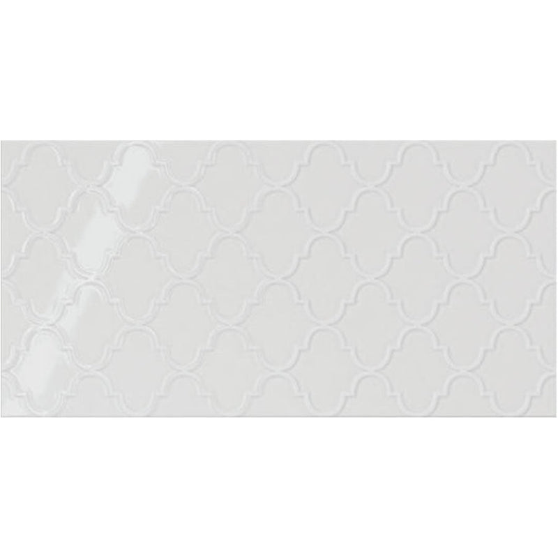 Daltile Showscape 12" x 24" Arabesque Stylish White
