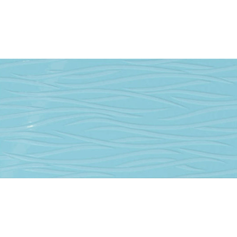 Daltile Showscape 12" x 24" Brushstroke Crisp Blue